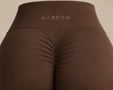 Close-up of the scrunch seam